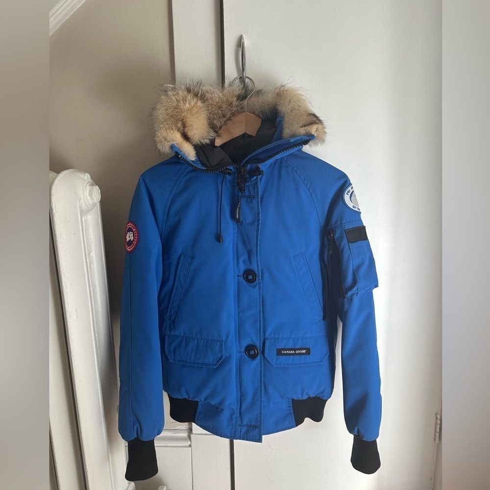 Canada Goose Blue PBI Chilliwack Bomber Small